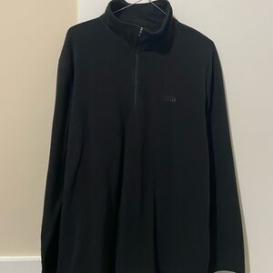 The North Face half zip jacket - black, size XL